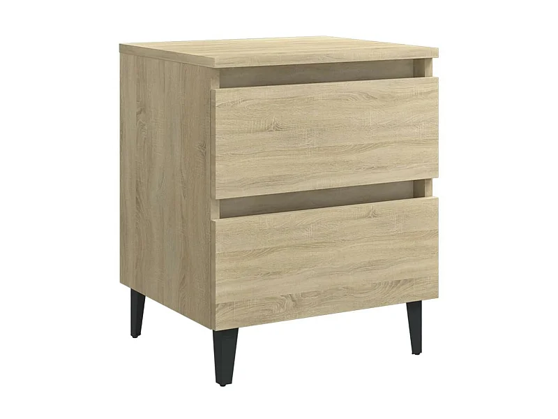 Table de chevet Chêne sonoma 40x35x50