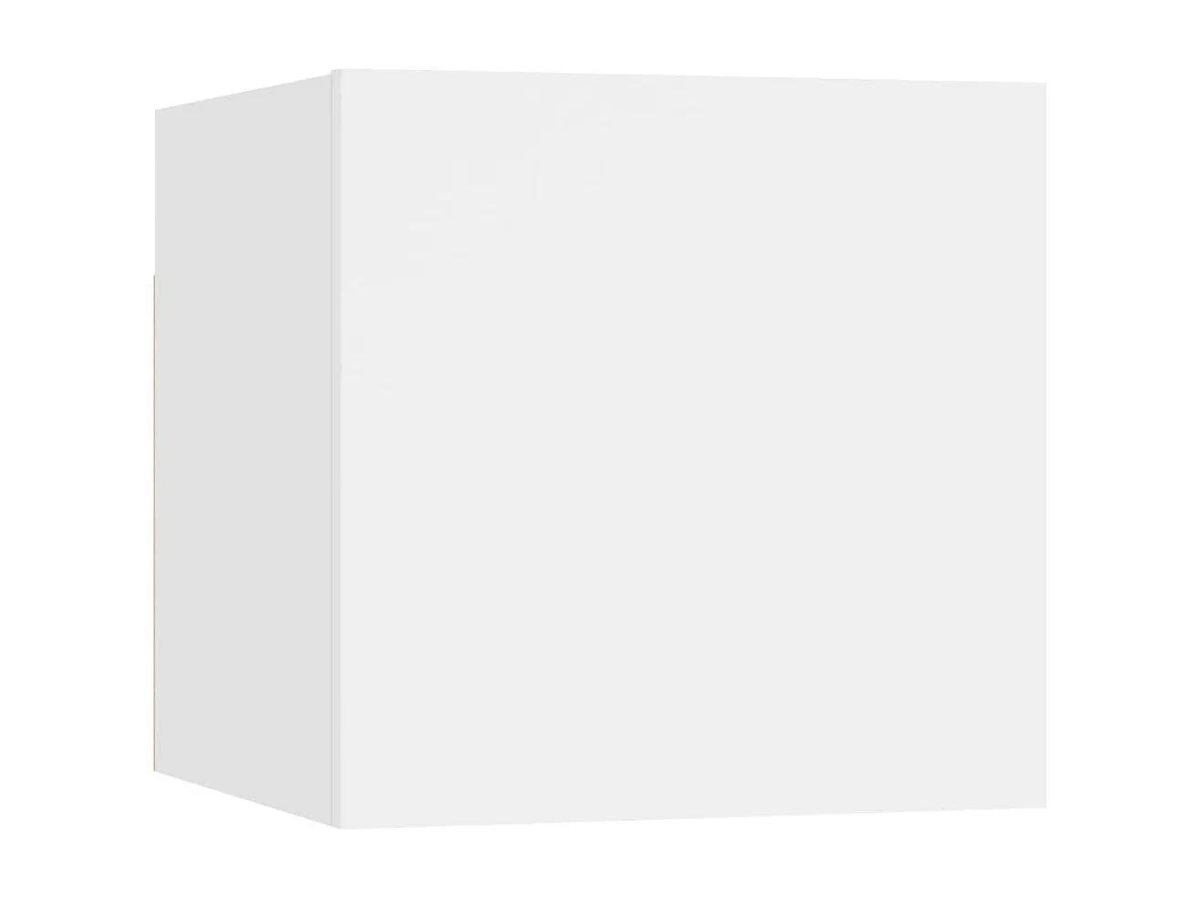 Table de chevet suspendu Blanc 30,5x30x30