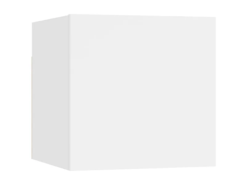 Table de chevet suspendu Blanc 30,5x30x30