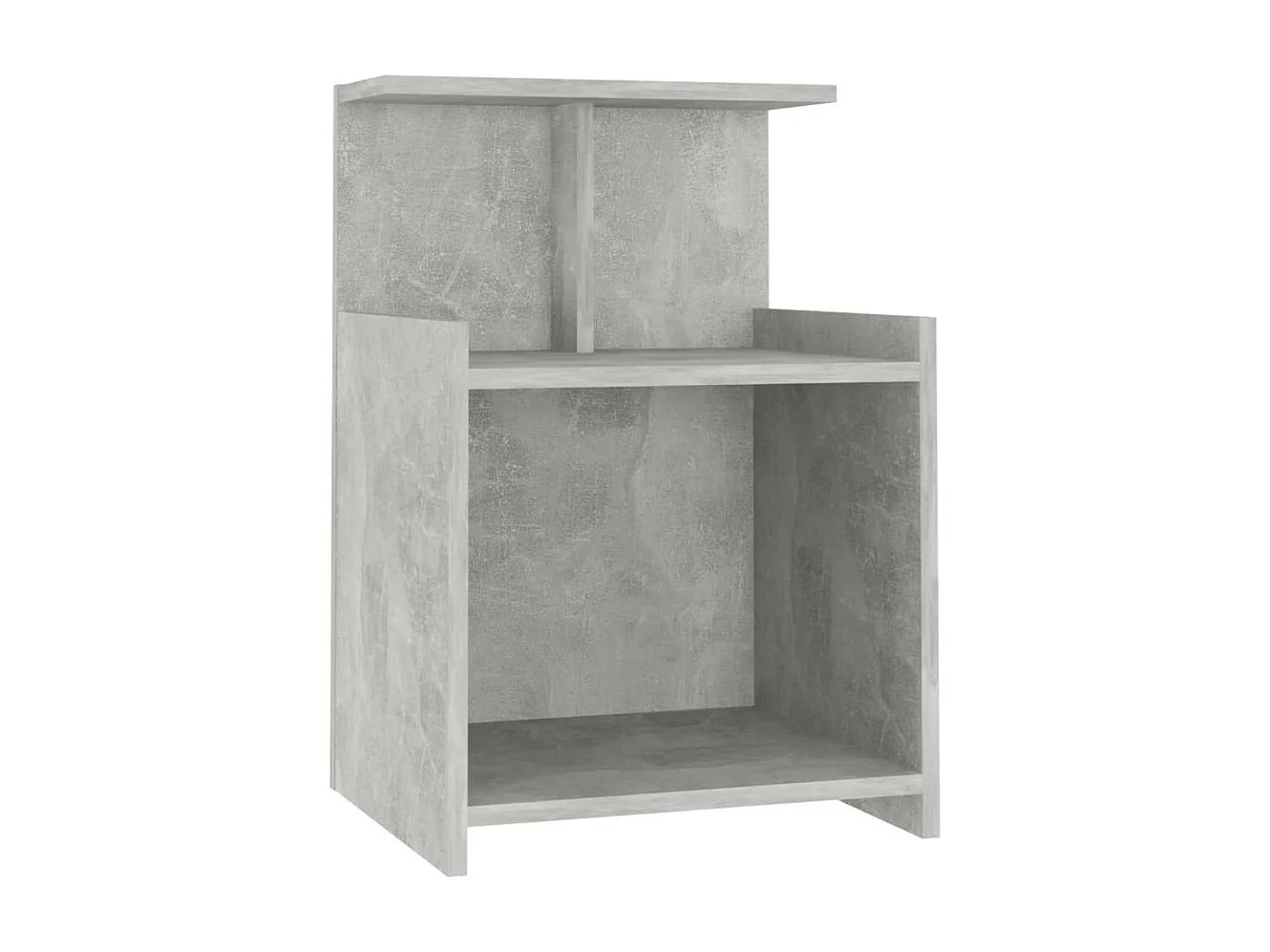 Table de chevet Gris béton 40x35x60