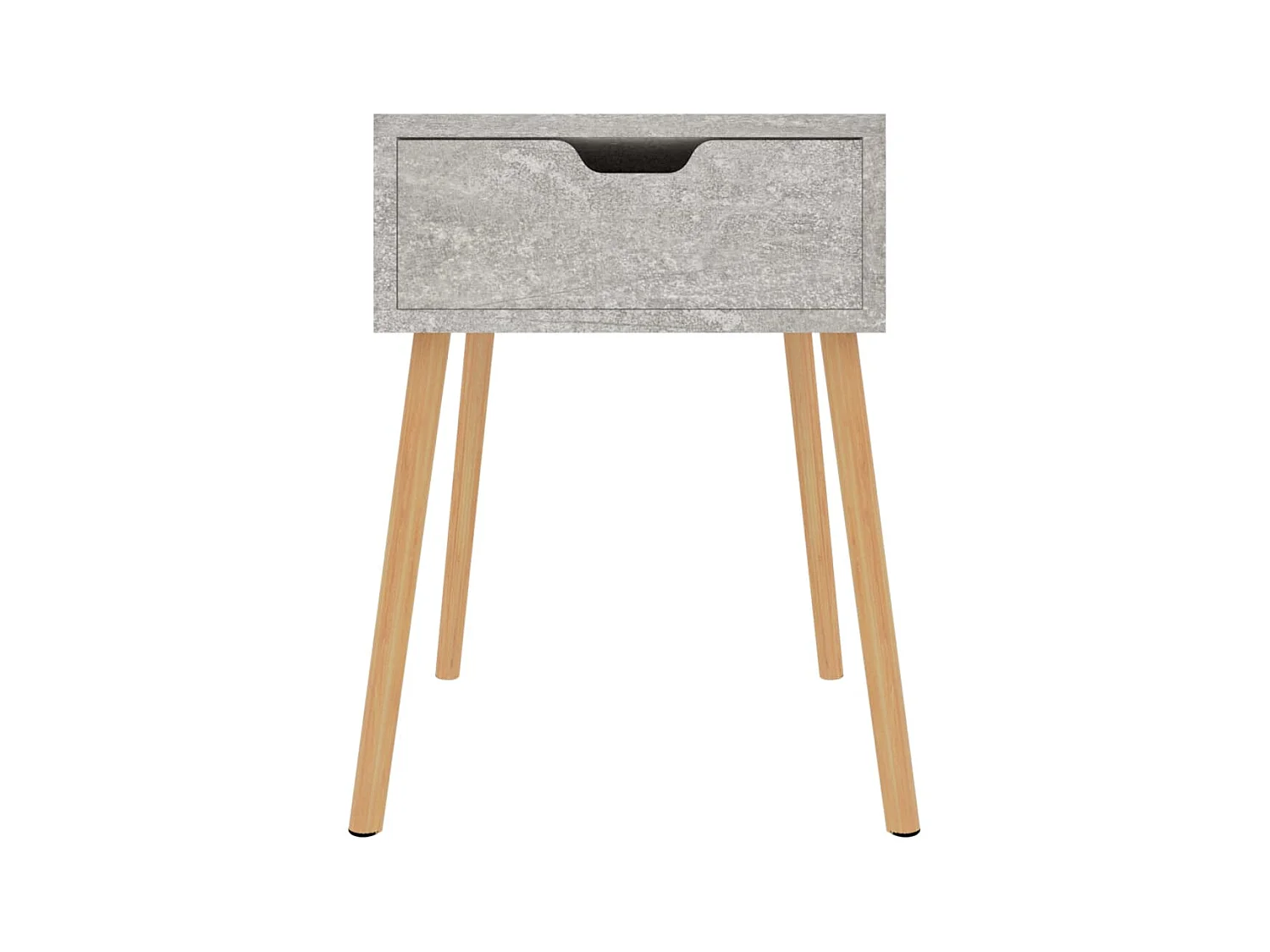 Table de chevet Gris béton 40x40x56