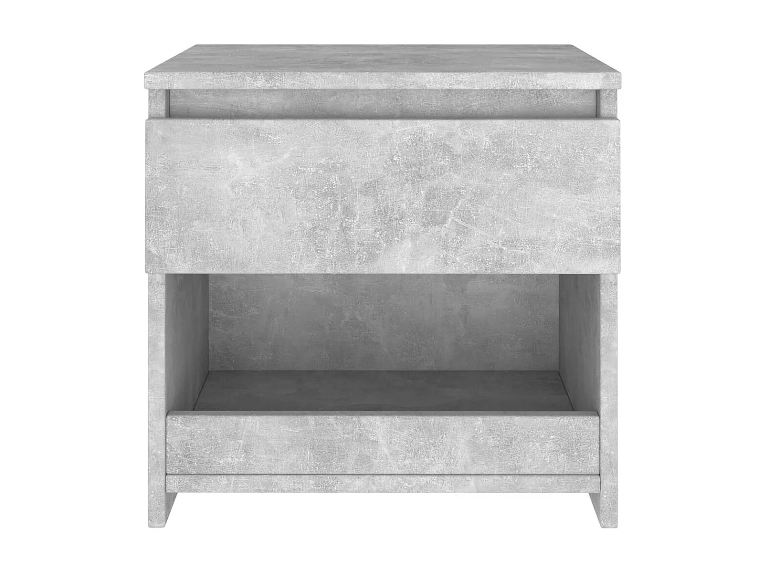 Table de chevet Gris béton 40x30x39