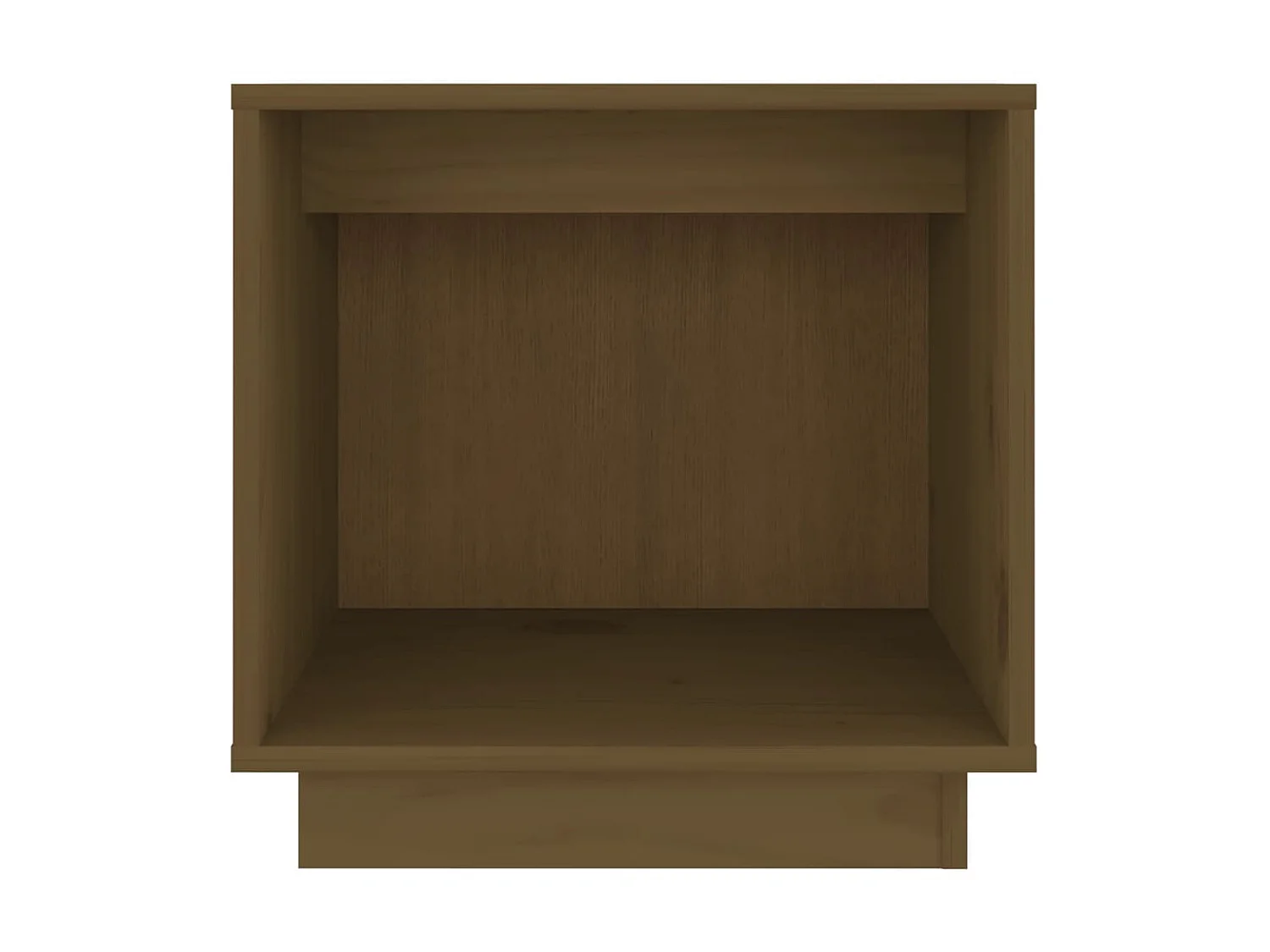 Tables de chevet 2pcs Marron miel 40x30x40 Bois de pin solide