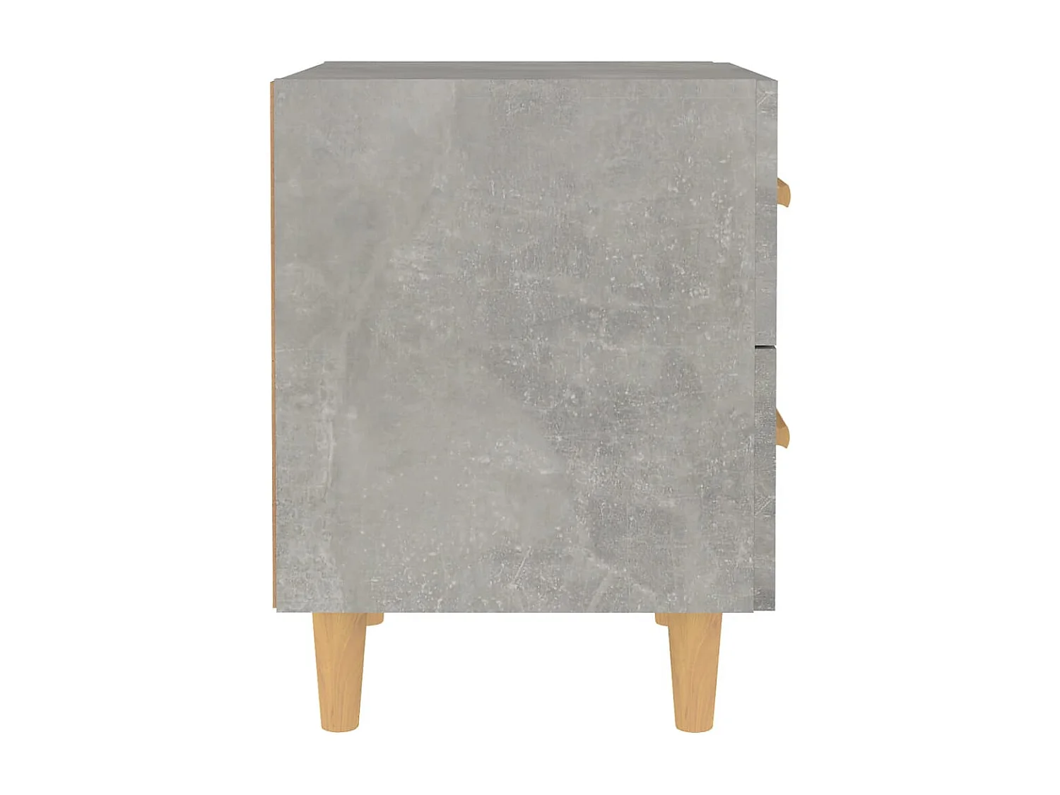 Tables de chevet 2 pcs Gris béton 40x35x47,5