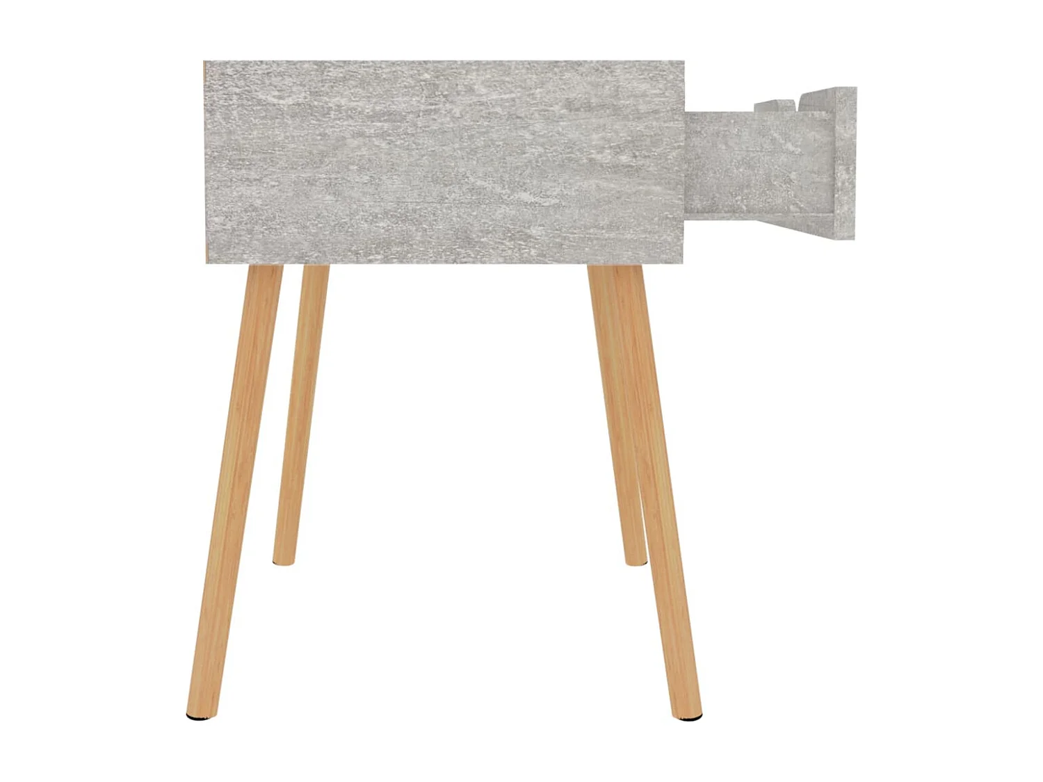 Tables de chevet 2 pcs Gris béton 40x40x56