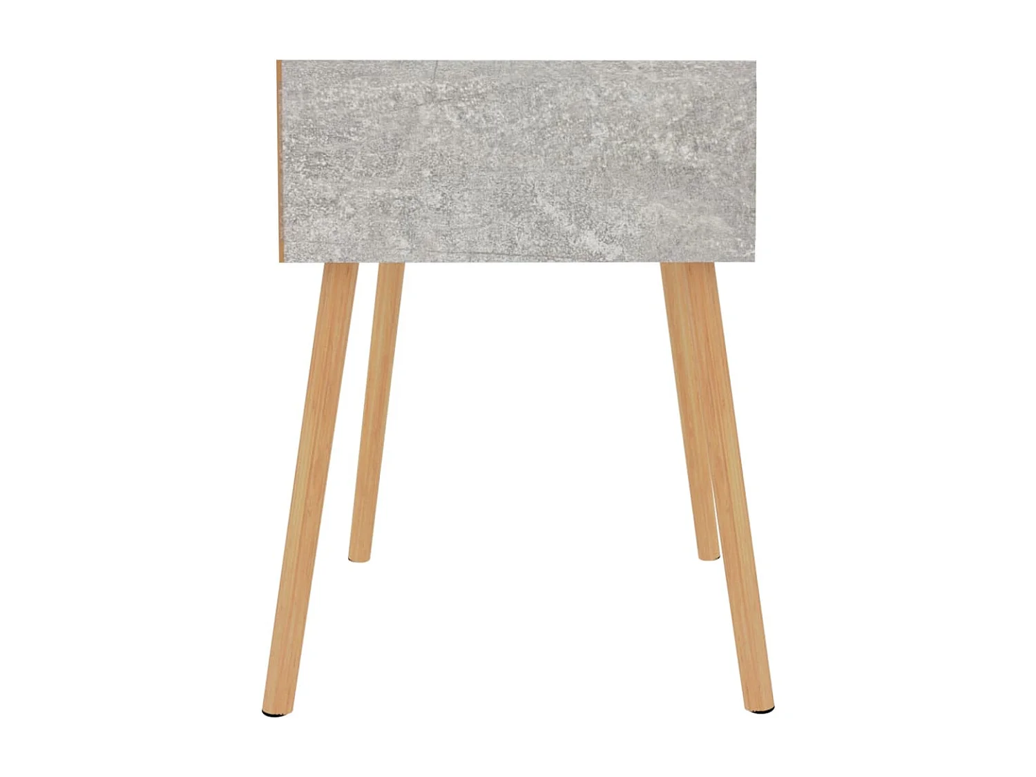 Tables de chevet 2 pcs Gris béton 40x40x56