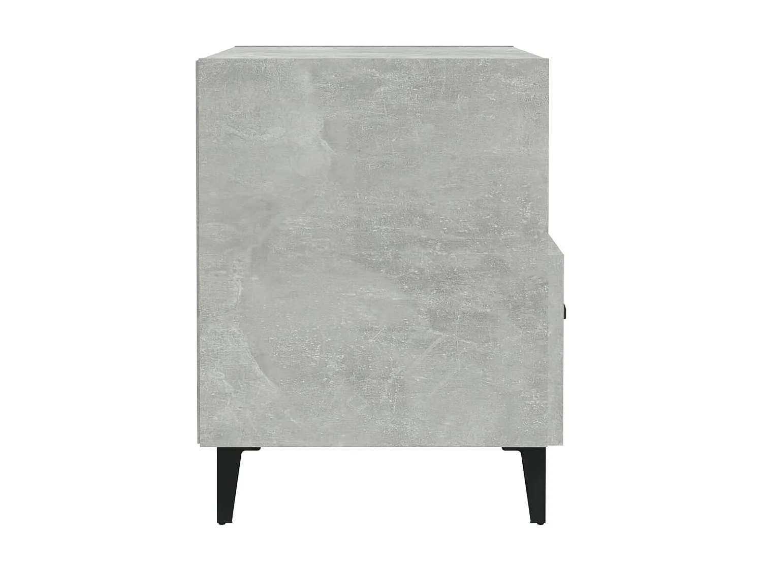 Tables de chevet 2 pcs Gris béton Bois d'ingénierie