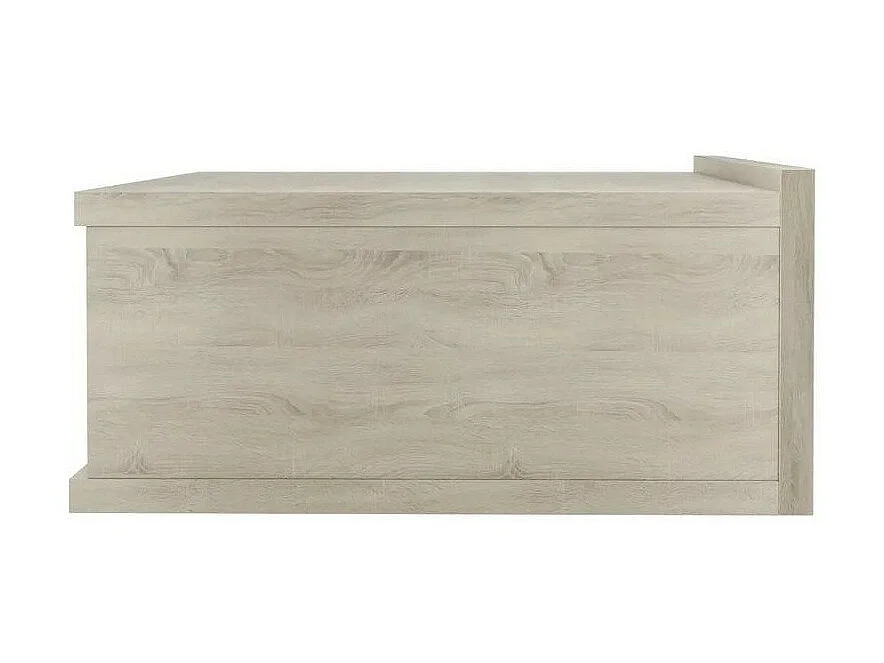 Table de chevet suspendue 1 tiroir bois chêne clair Komen