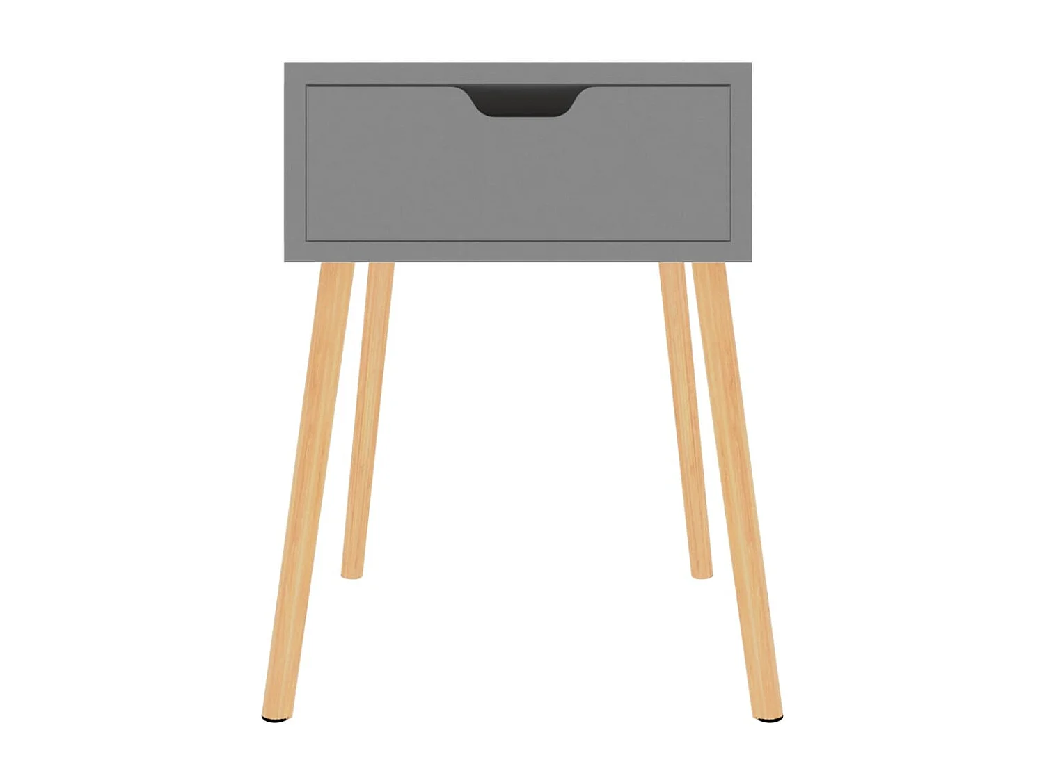 Tables de chevet 2 pcs Gris 40x40x56