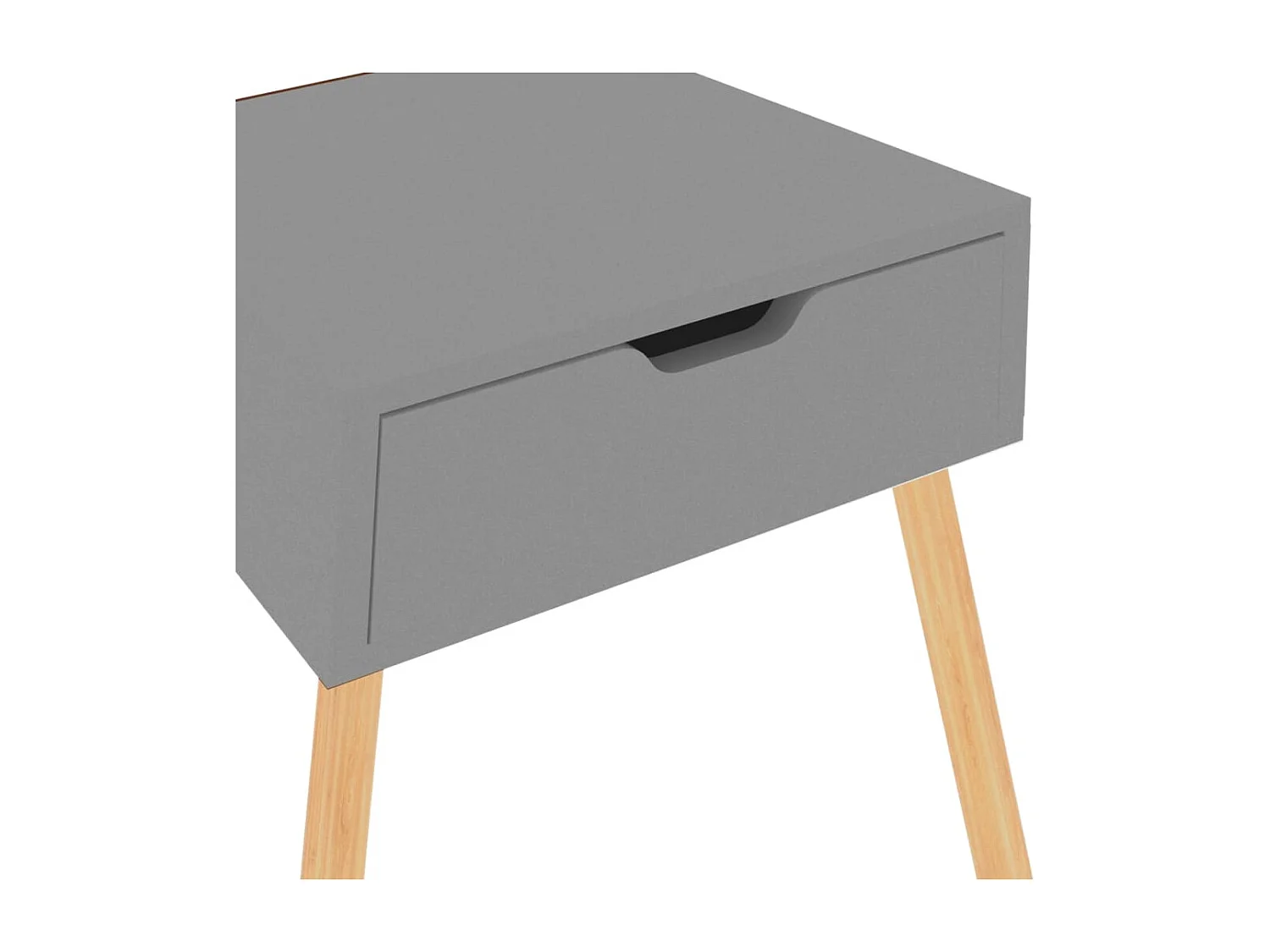 Tables de chevet 2 pcs Gris 40x40x56