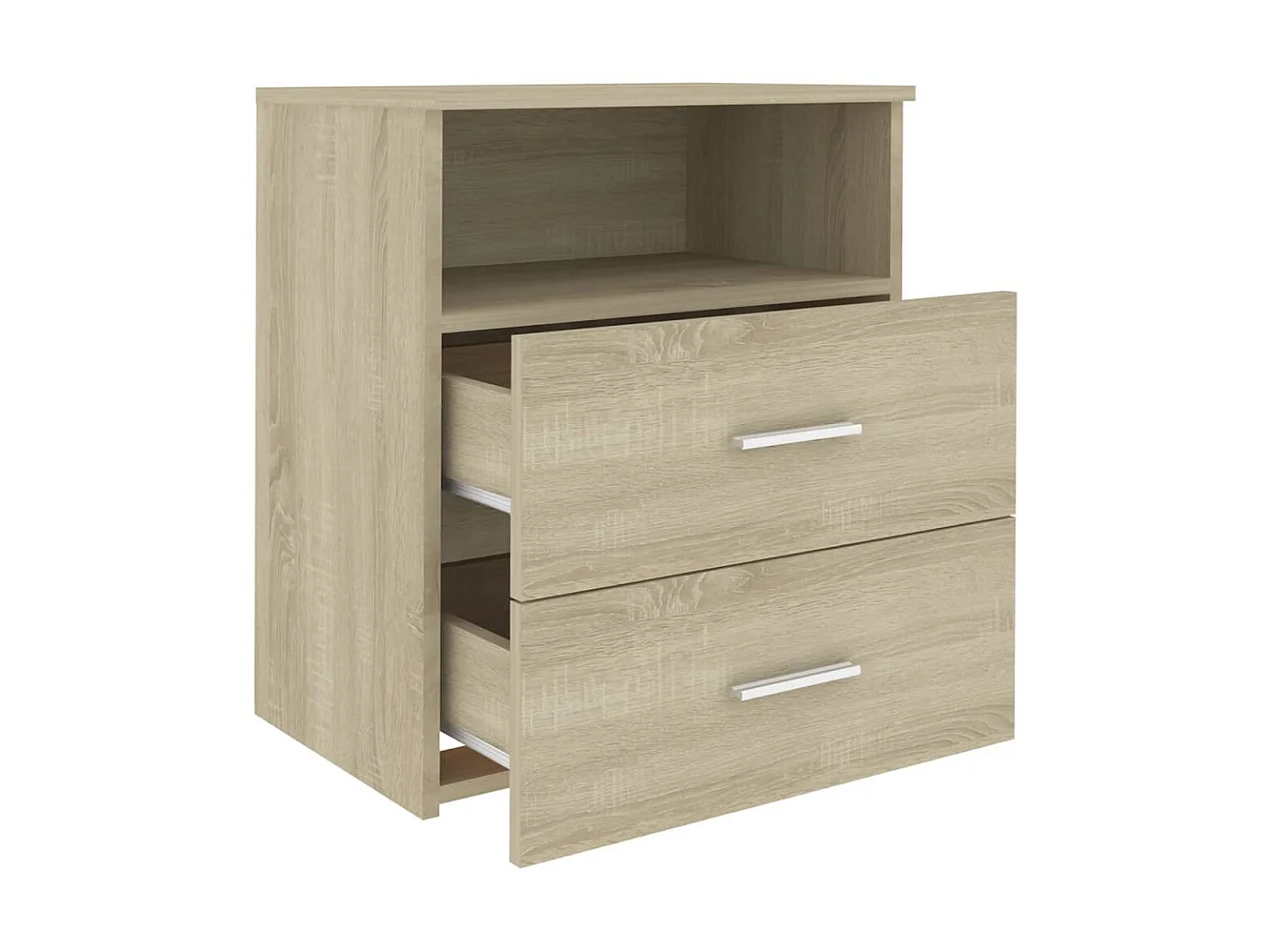 Tables de chevet 2 pcs Chêne sonoma 50x32x60