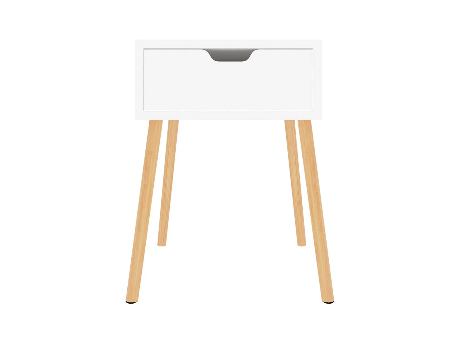 Nachtkastjes 2 st 40x40x56 cm bewerkt hout wit