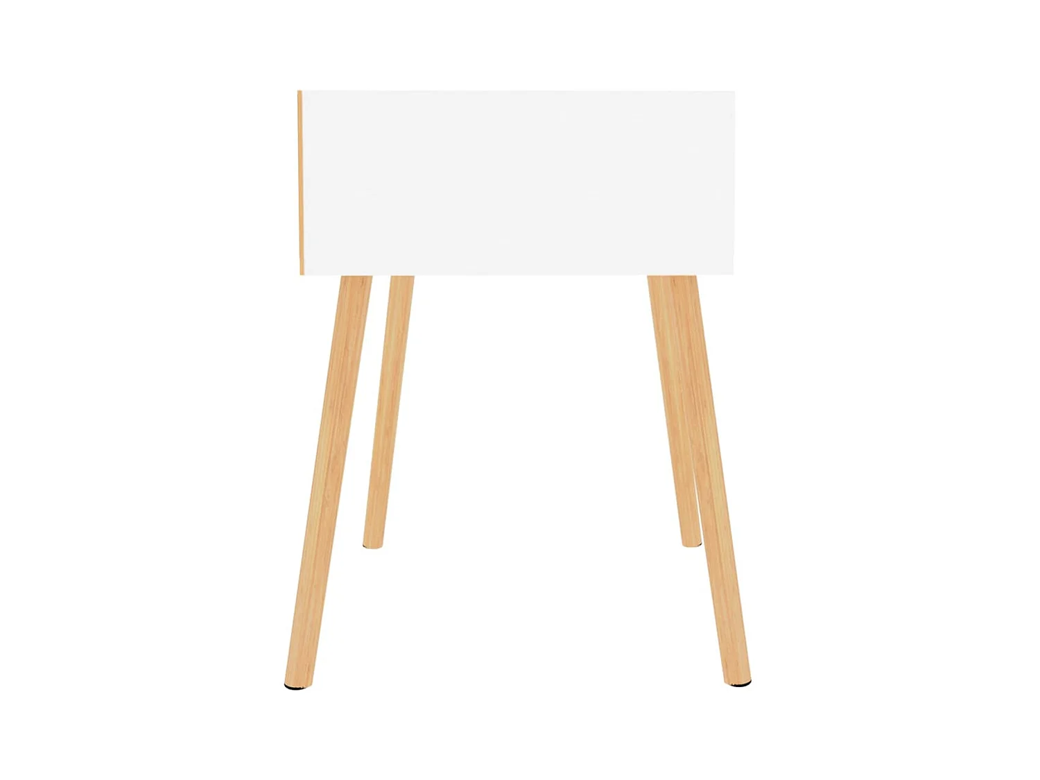 Nachtkastjes 2 st 40x40x56 cm bewerkt hout wit