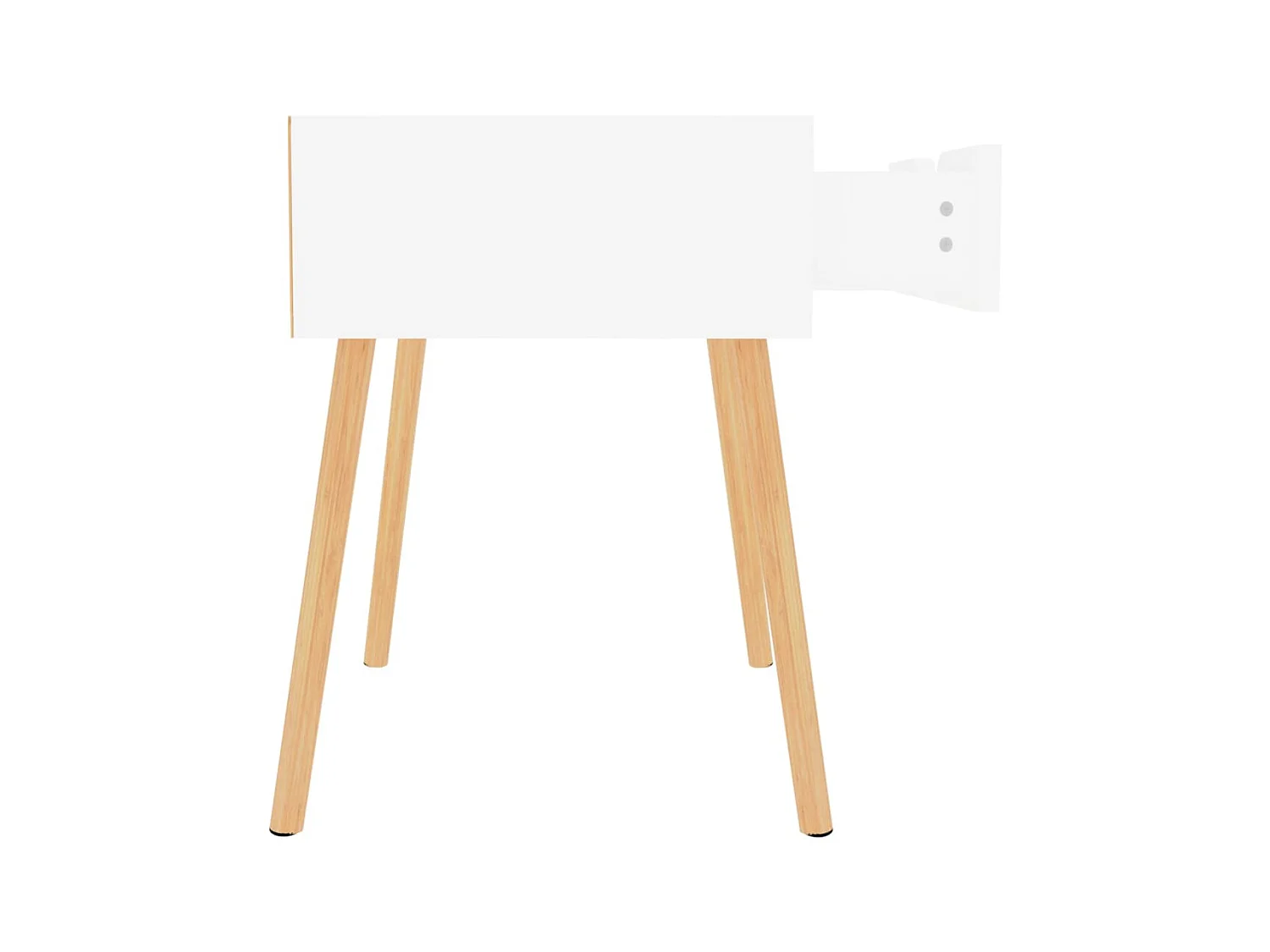 Nachtkastjes 2 st 40x40x56 cm bewerkt hout wit