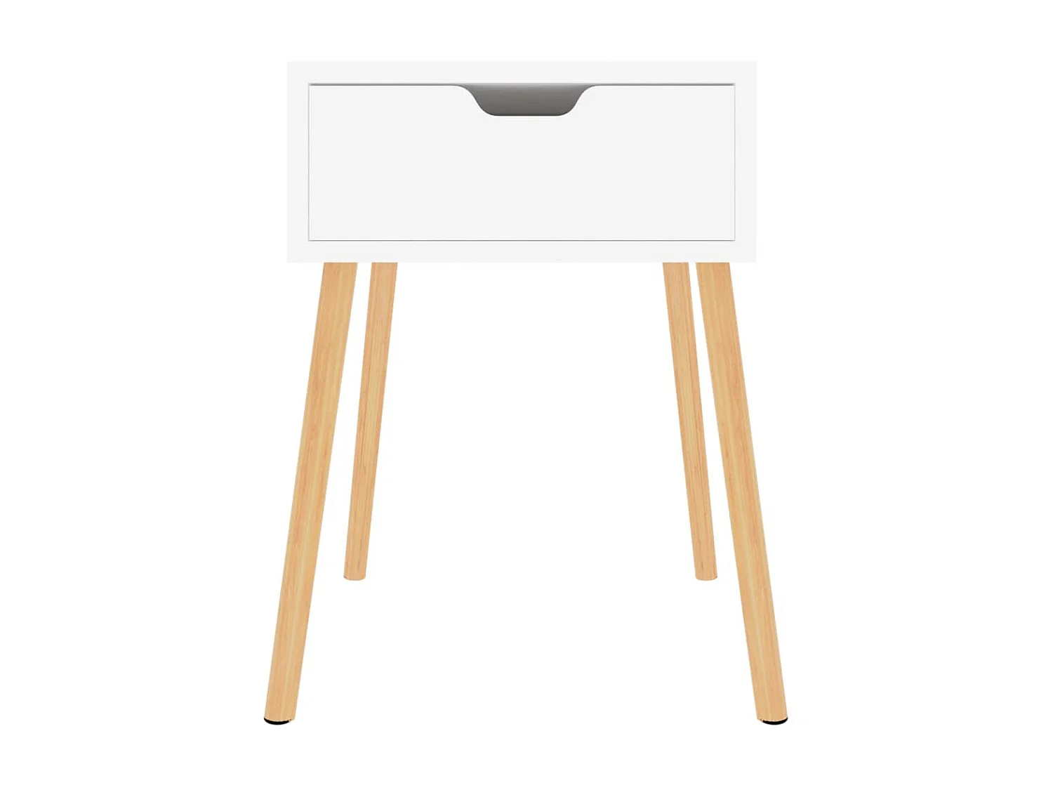 Tables de chevet 2 pcs Blanc 40x40x56