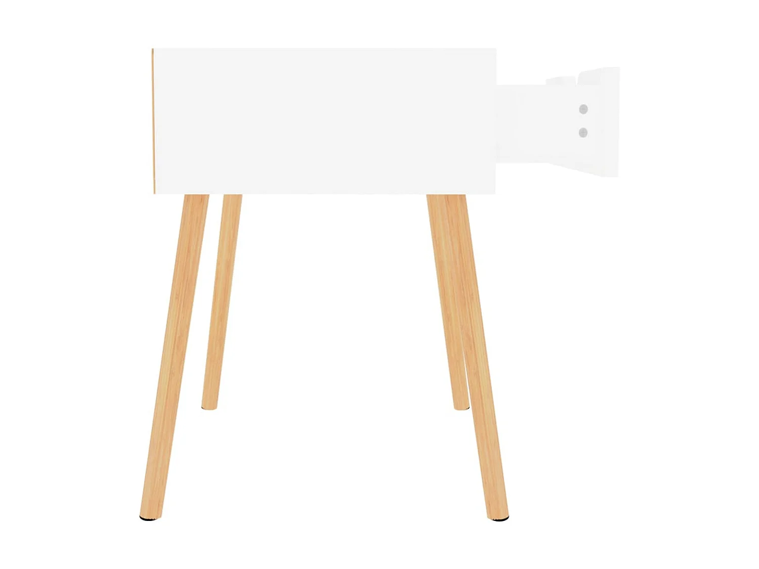 Tables de chevet 2 pcs Blanc 40x40x56