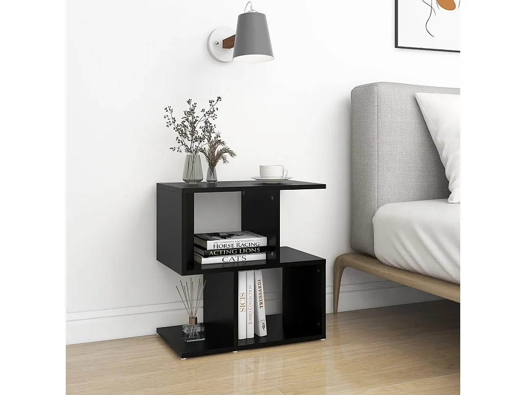 Tables de chevet 2 pcs Noir 50x30x51,5