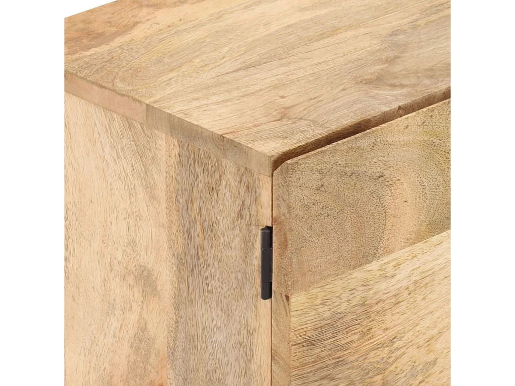 Table de chevet 40x30x51 Bois de manguier solide