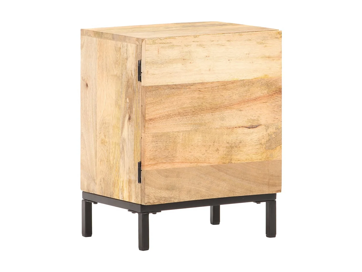 Table de chevet 40x30x51 Bois de manguier solide