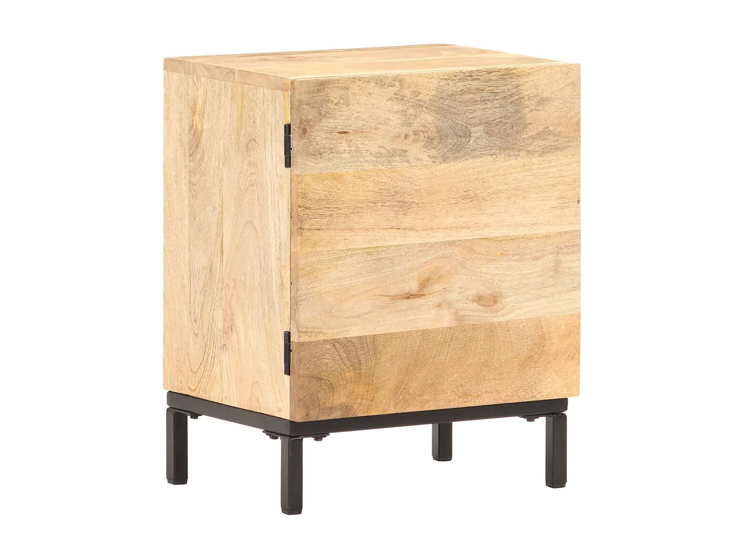 Table de chevet 40x30x51 Bois de manguier solide