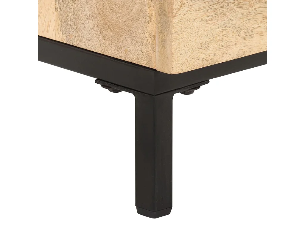 Table de chevet 40x30x51 Bois de manguier solide