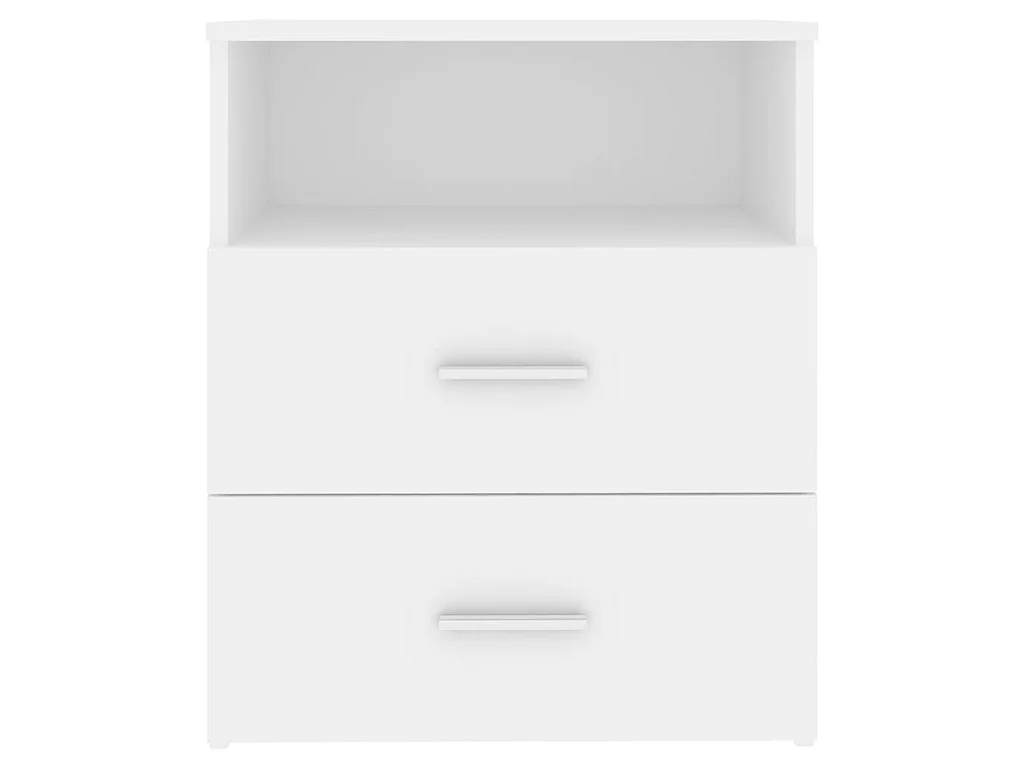 Tables de chevet 2 pcs Blanc 50x32x60