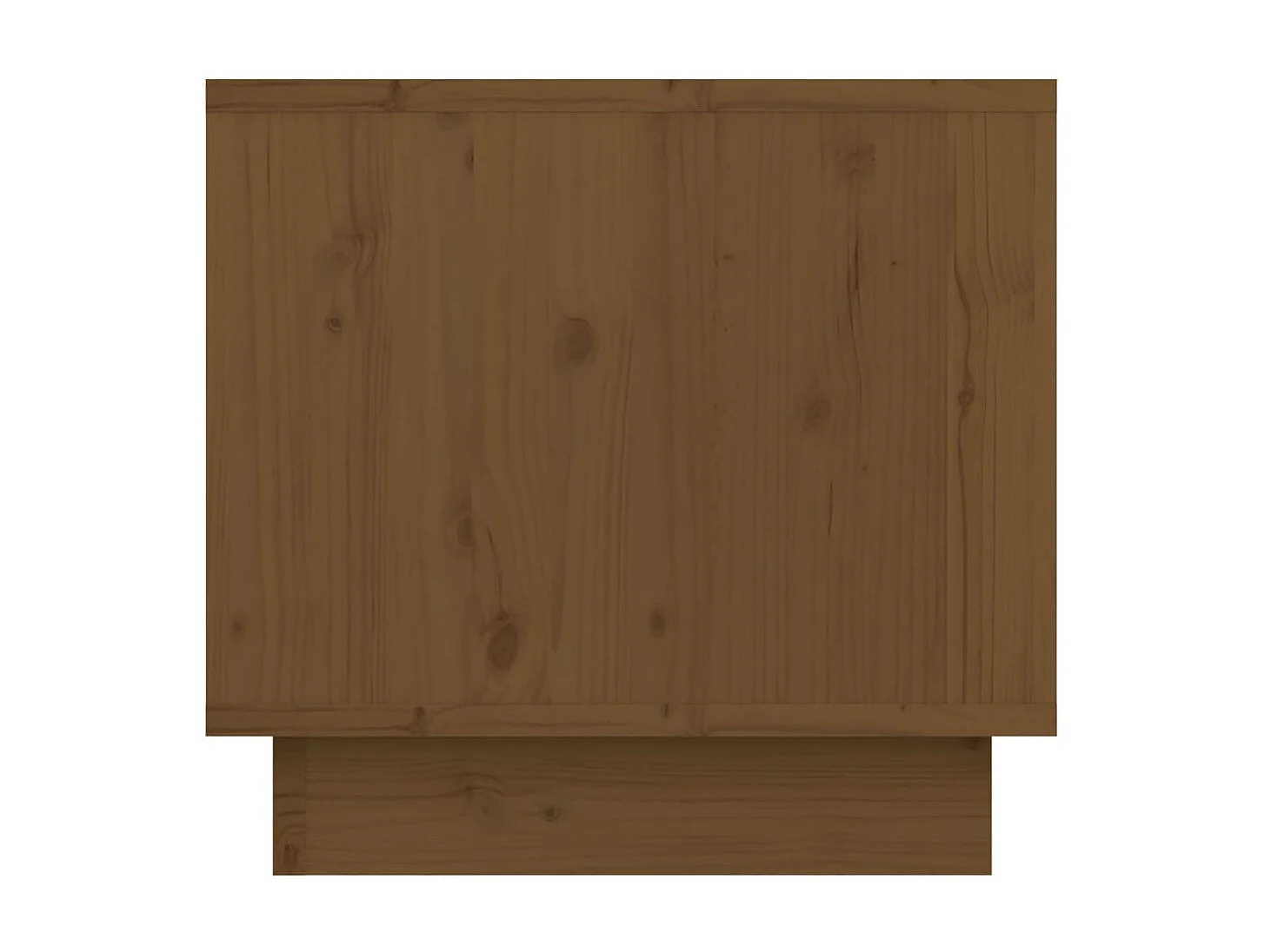 Tables de chevet 2pcs Marron miel 35x34x32 Bois de pin solide