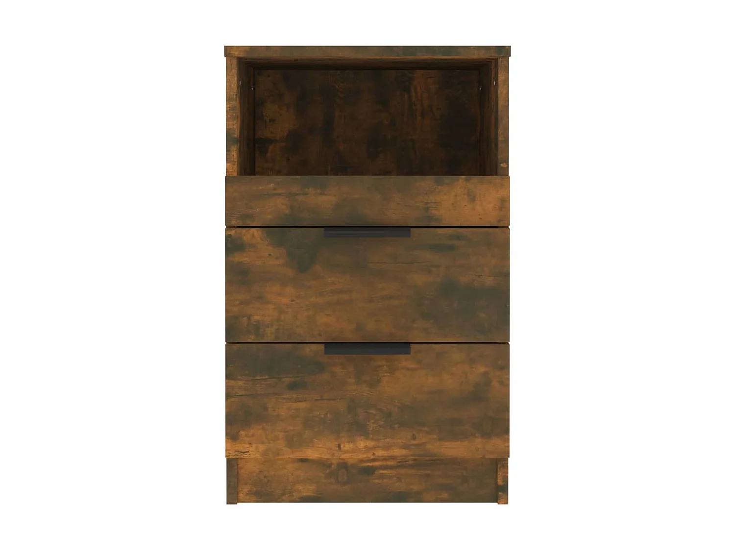 Tables de chevet 2 pcs Chêne fumé Bois d'ingénierie