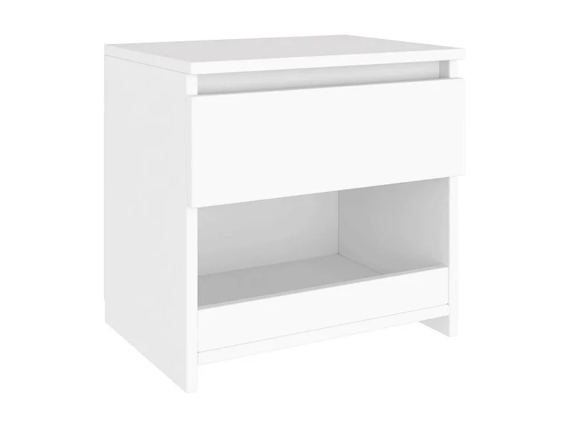 Table de chevet Blanc 40x30x39