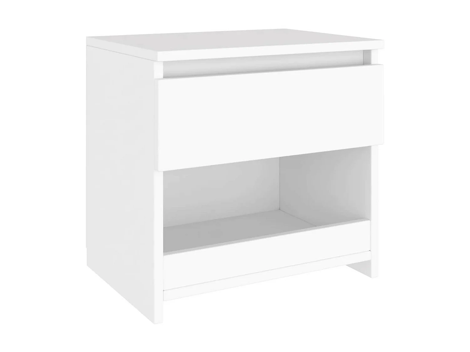 Table de chevet Blanc 40x30x39