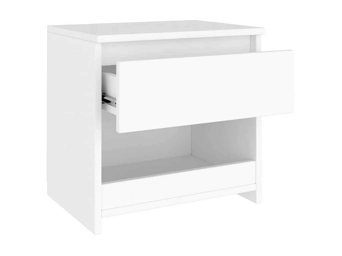 Table de chevet Blanc 40x30x39