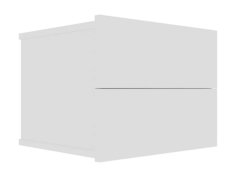 Table de chevet Blanc 40 x 30x30