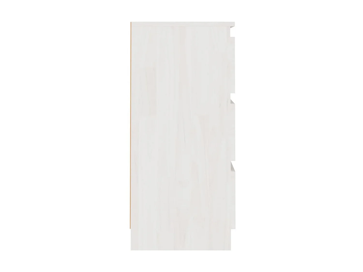 Tables de chevet 2 pcs Blanc 40x29,5x64 Bois de pin solide
