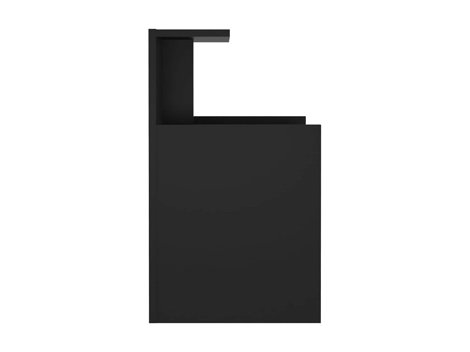 Tables de chevet 2 pcs Noir 40x35x60