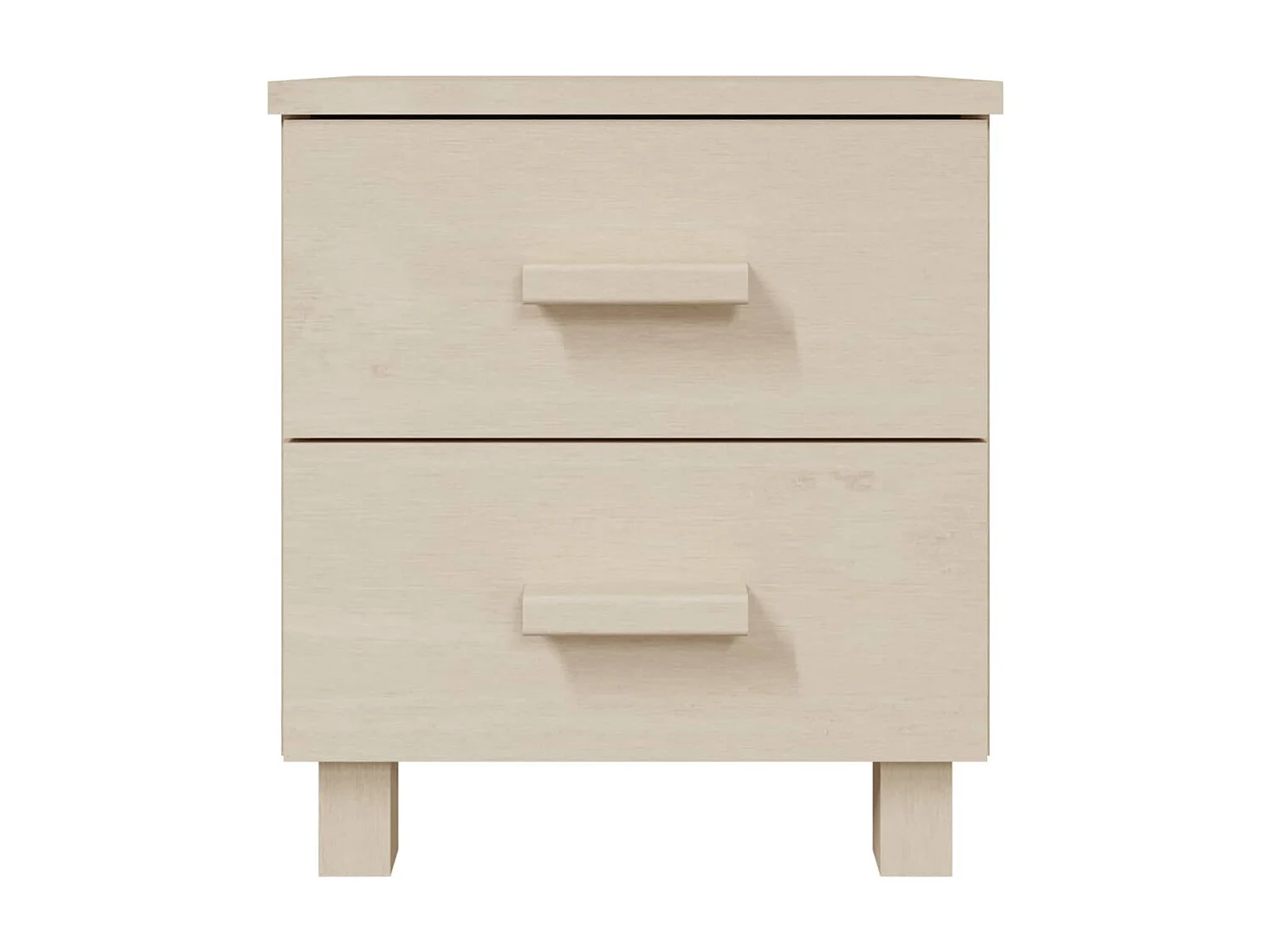 Tables de chevet 2 pcs Marron miel 40x35x44,5 Bois de pin