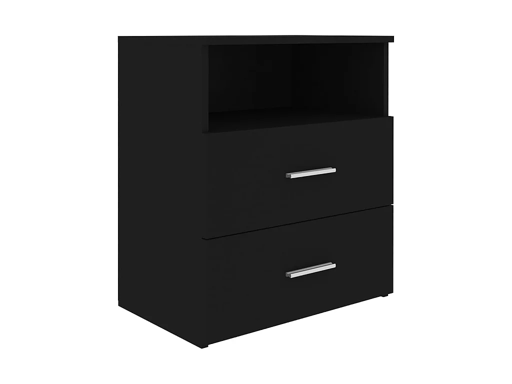 Table de chevet Noir 50x32x60