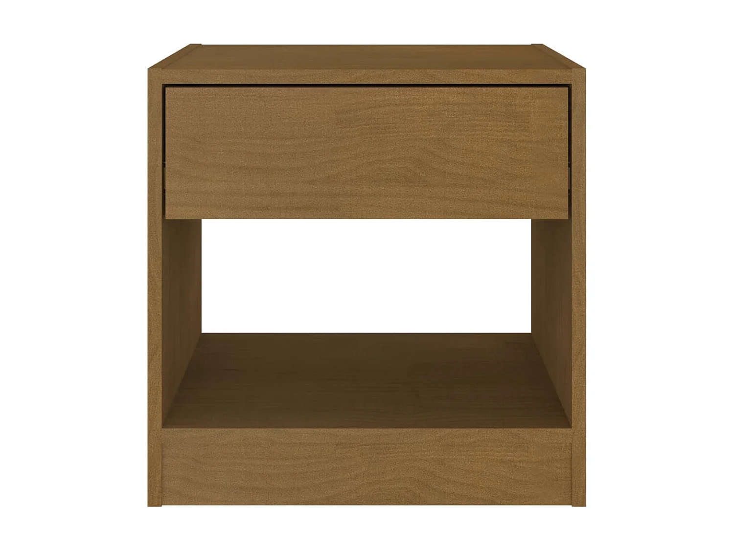 Table de chevet Marron miel 40x31x40 Bois de pin massif