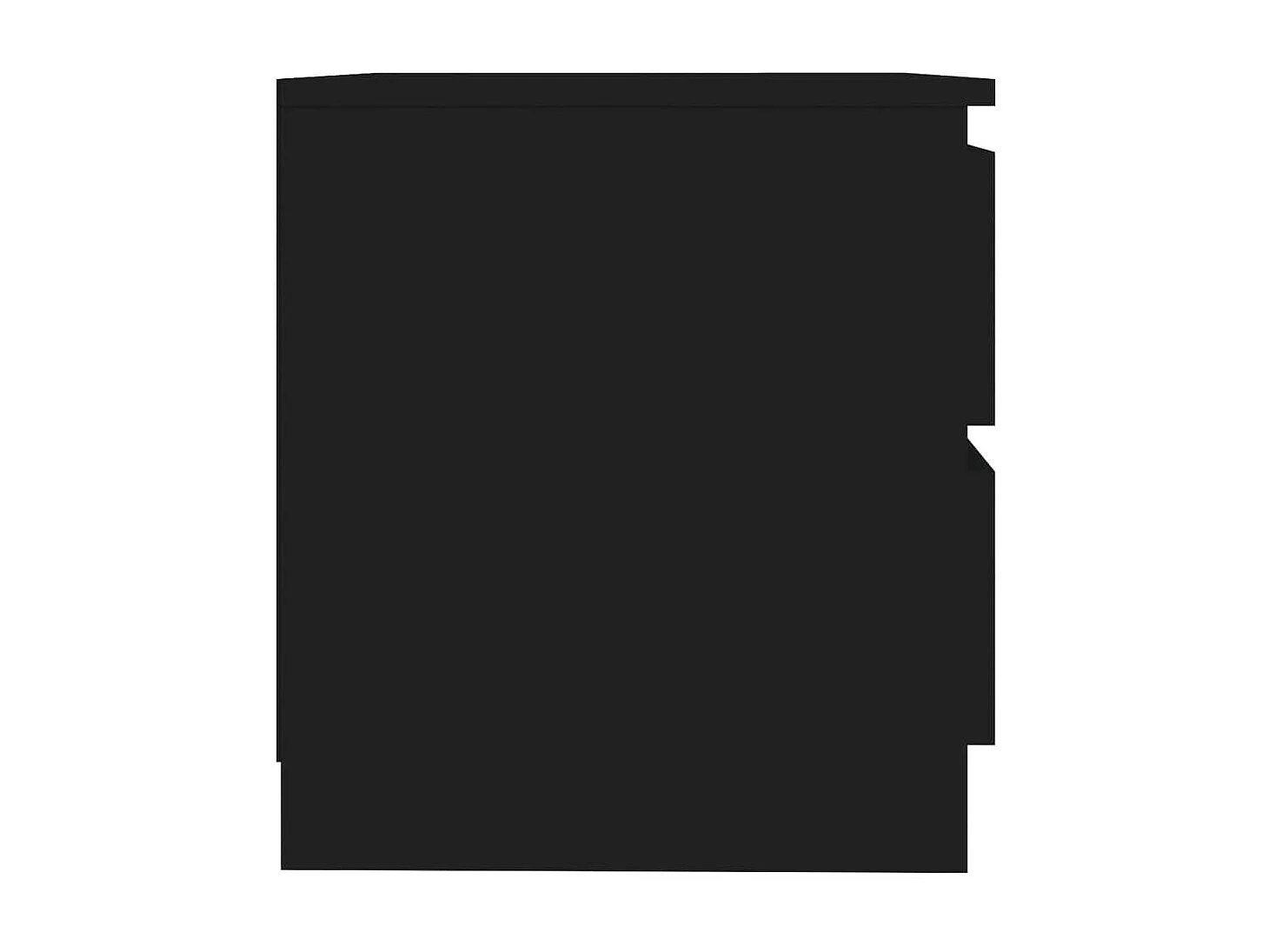 Table de chevet Noir 50x39x43,5