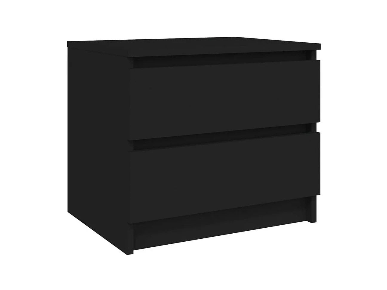 Table de chevet Noir 50x39x43,5
