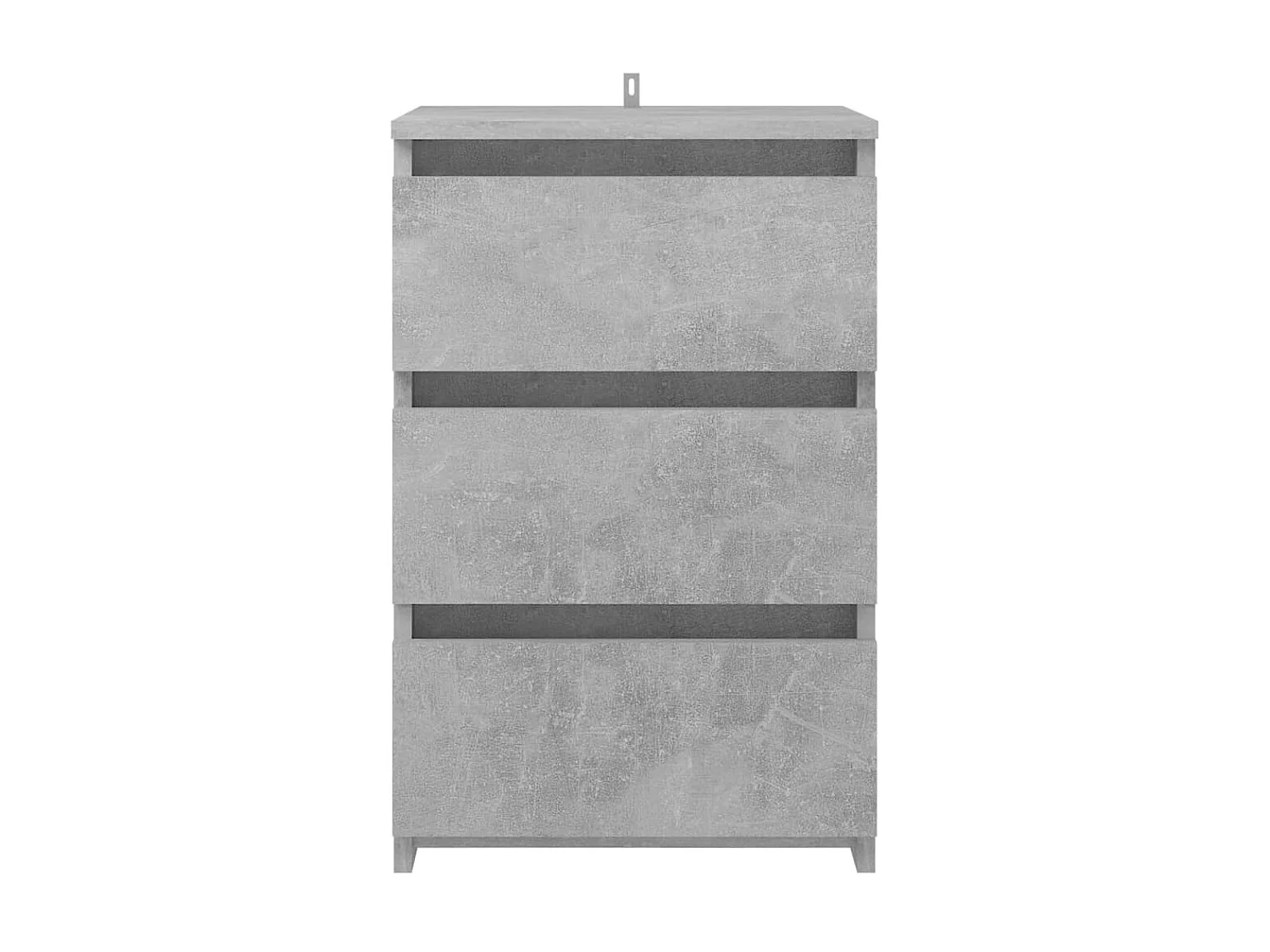 Table de chevet Gris béton 40x35x62,5