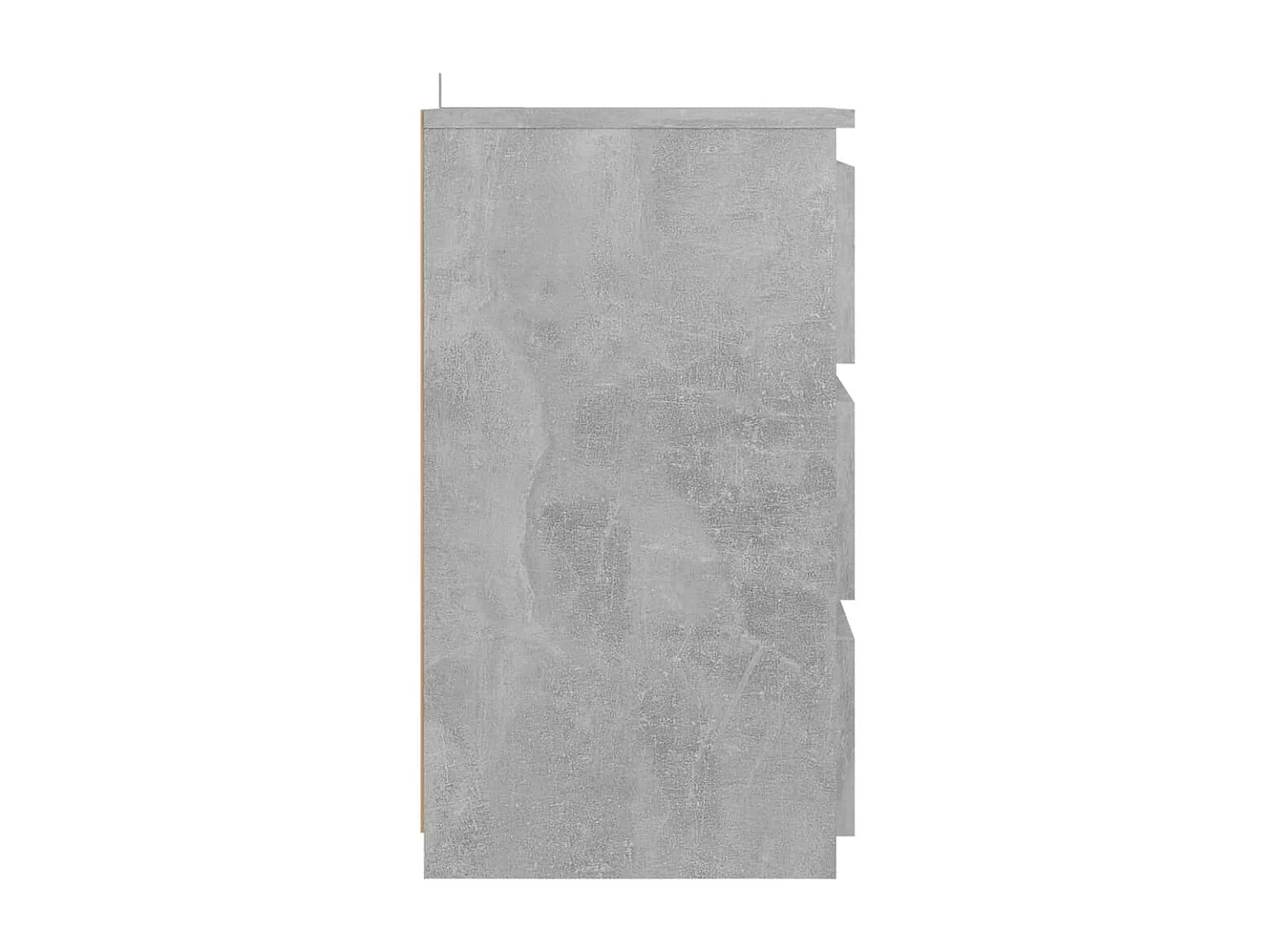 Table de chevet Gris béton 40x35x62,5