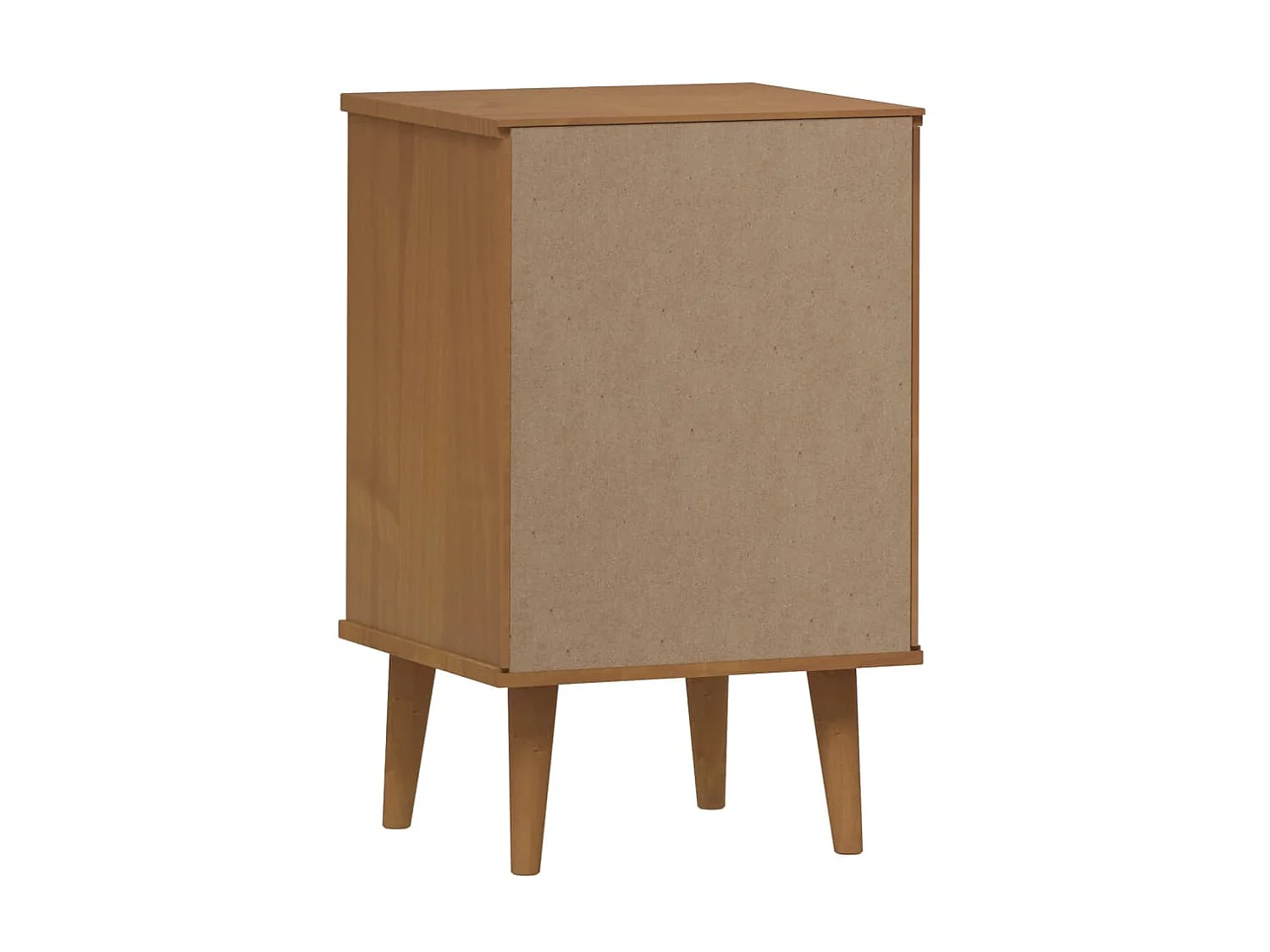 Table de chevet Marron 40x35x65 Bois de pin massif