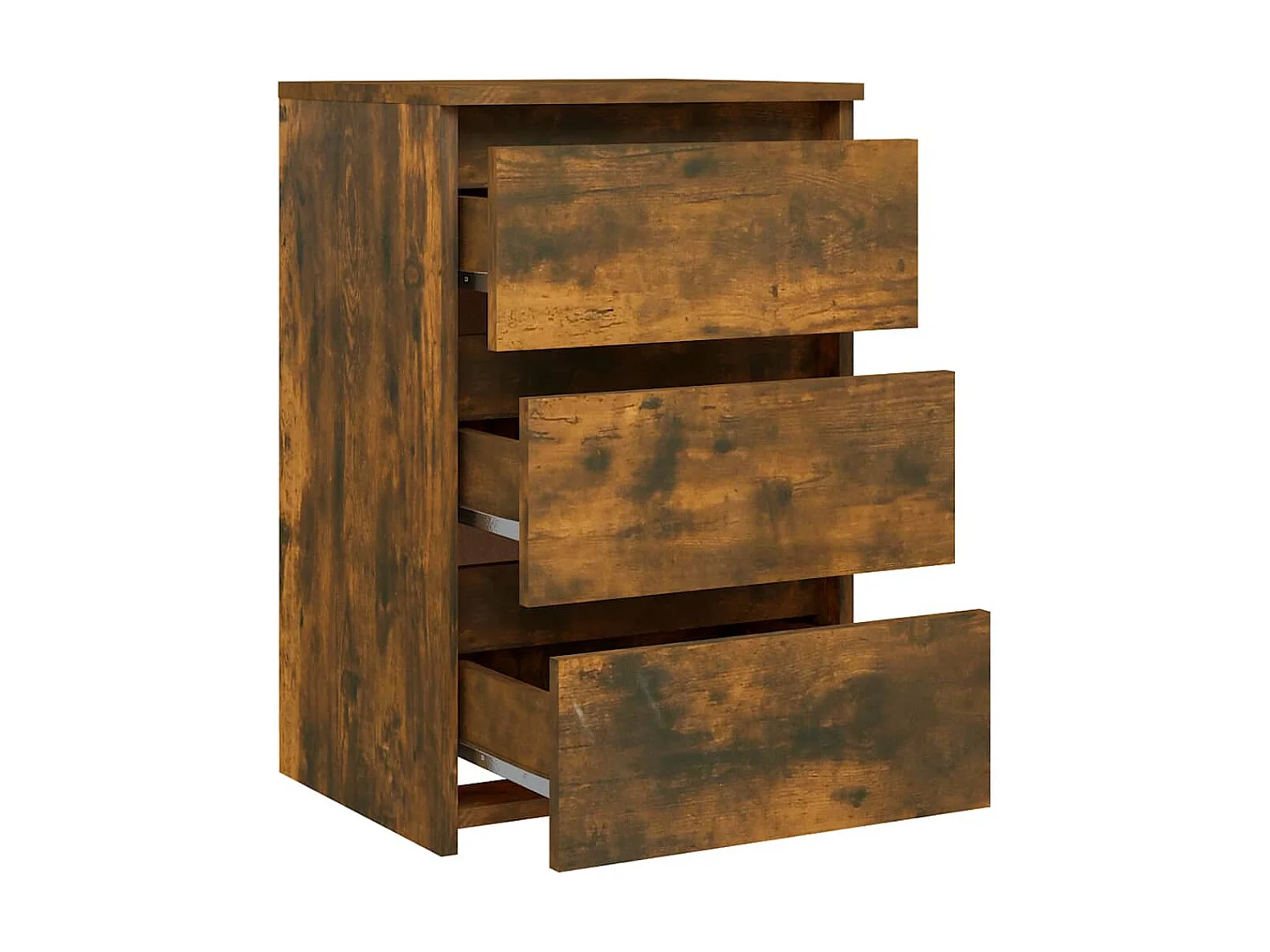 Tables de chevet 2pcs Chêne fumé 40x35x62,5 Bois d'ingénierie