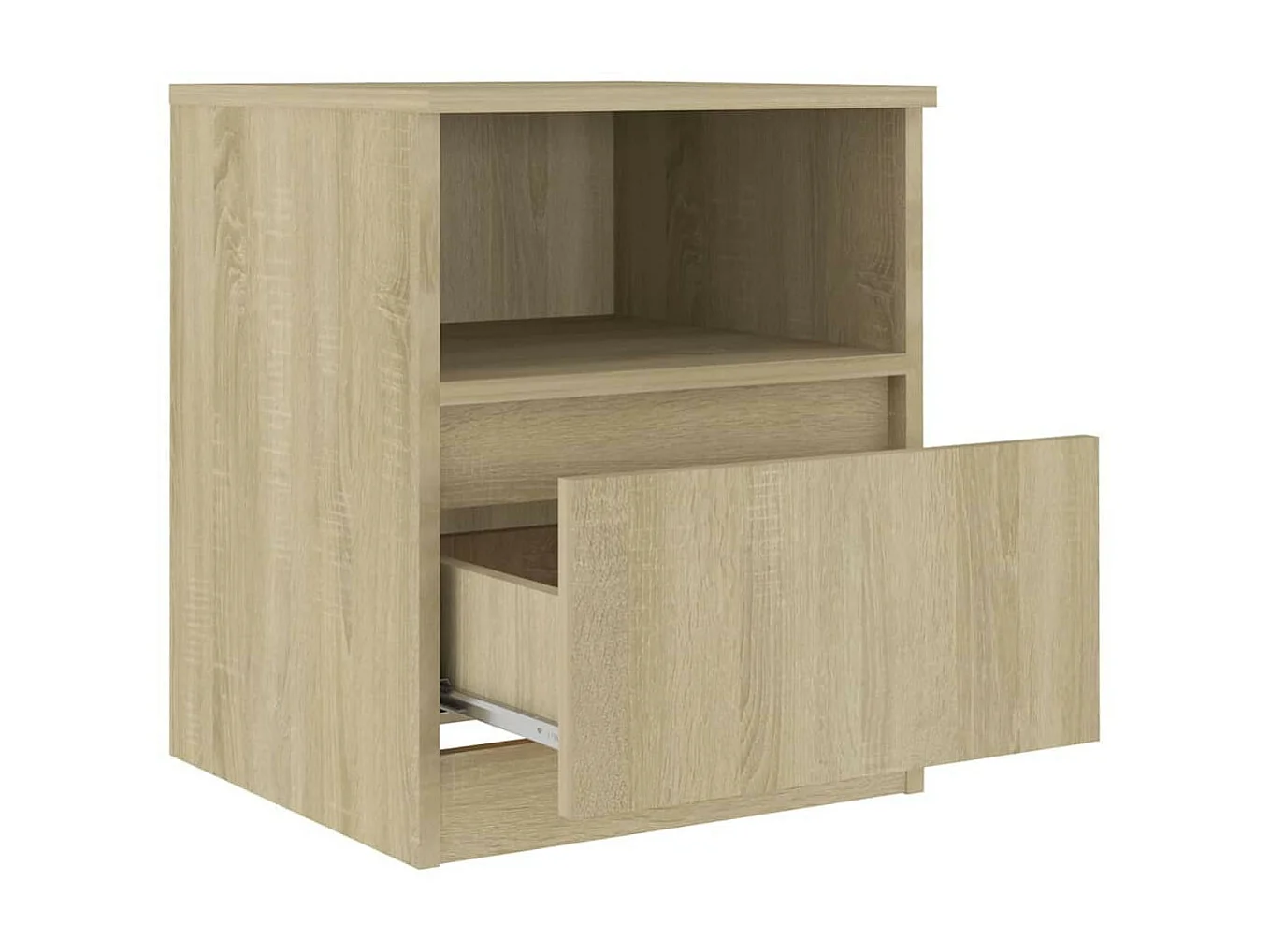 Tables de chevet 2 pcs Chêne sonoma 40x40x50 2