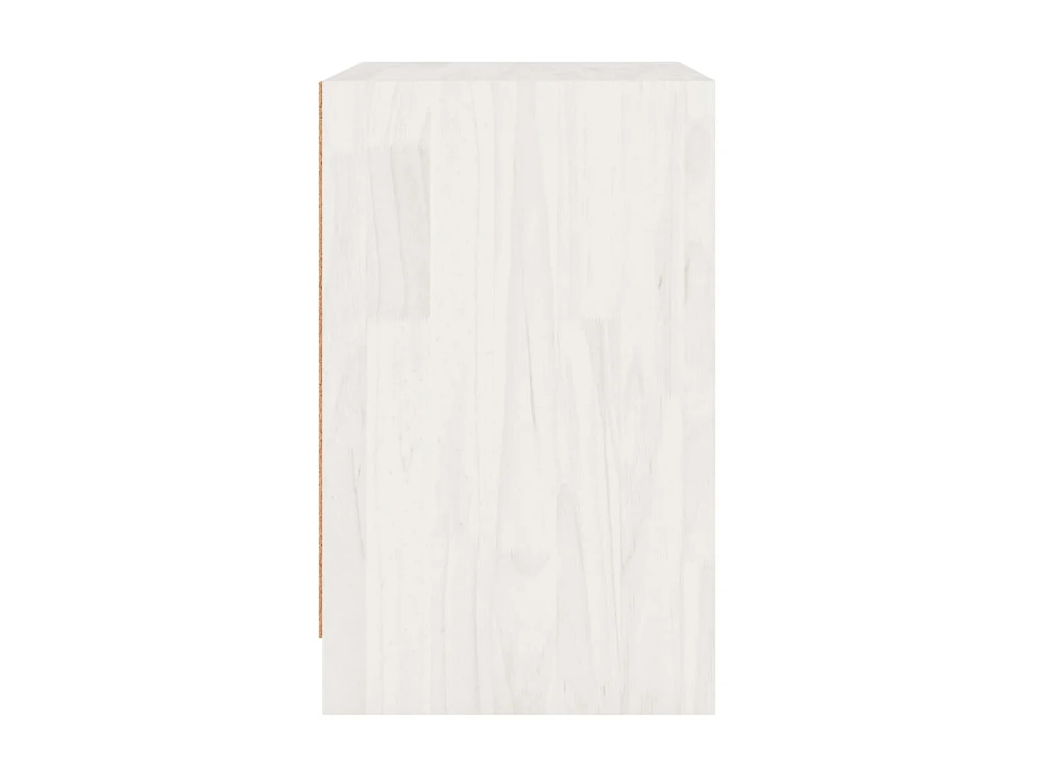 Tables de chevet 2 pcs Blanc 40x31x50 Bois de pin massif