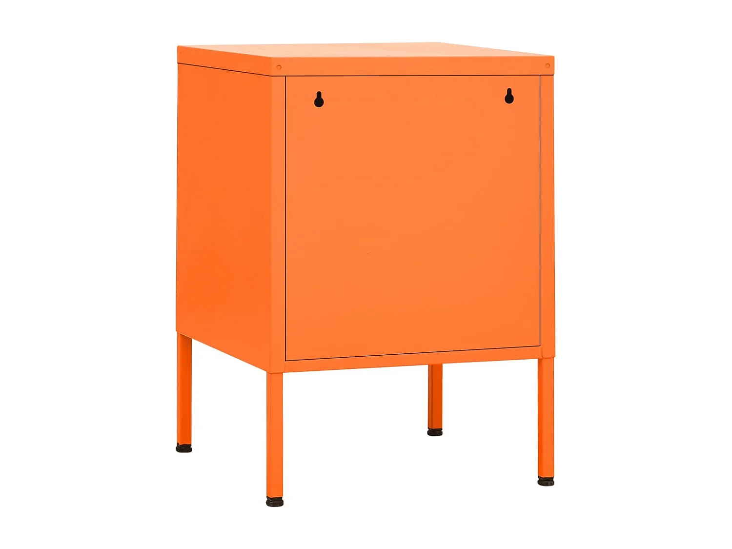 Table de chevet Orange 35x35x51 Acier 2