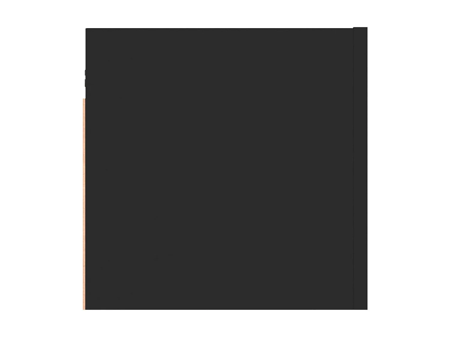 Tables de chevet suspendu 2 pcs Noir 30,5x30x30