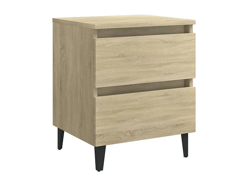 Tables de chevet 2 pcs Chêne sonoma 40x35x50