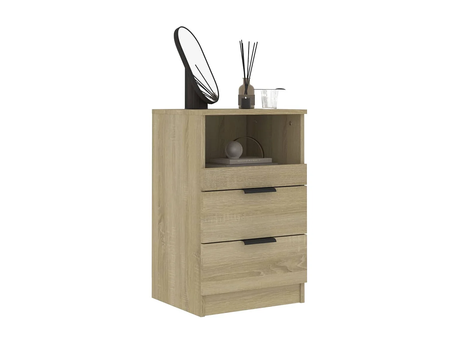 Table de chevet Chêne Sonoma Bois d'ingénierie