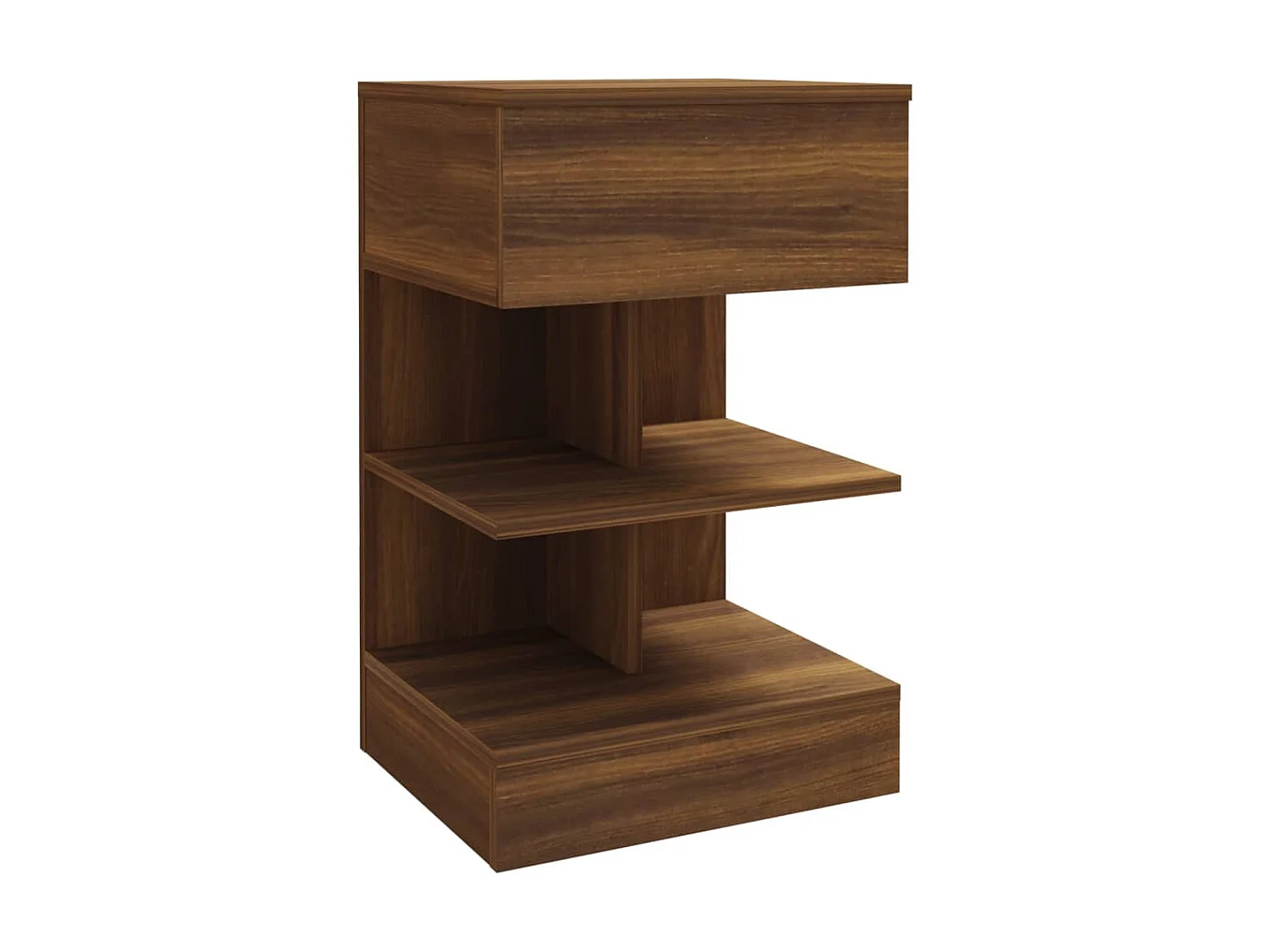 Table de chevet Chêne marron 40x35x65 Bois d'ingénierie